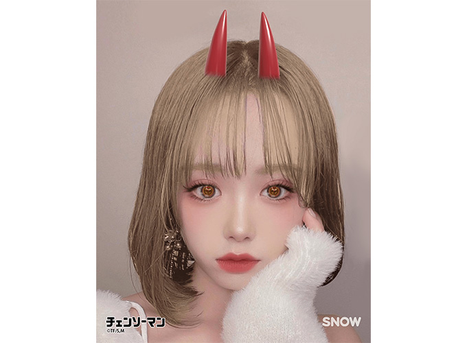 ARカメラアプリ[SNOW]でパワーなりきりスタンプが期間限定で登場！